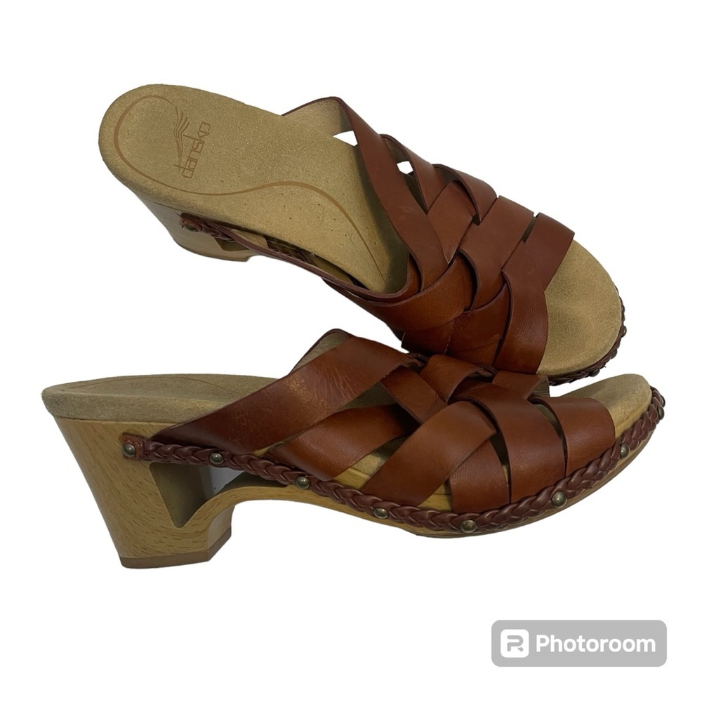 DANSKO Tory Leather Wedge Sandals